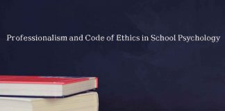 code of ethics in School Psychology,Professionalism, school psychology