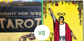 Radiant Wise Spirit Tarot Vs Rider Waite