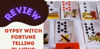 Gypsy Witch Fortune Telling Playing Cards